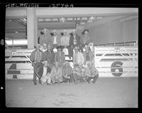 15 Calf ropers NFR 1960