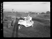 Helen in Golf Cart