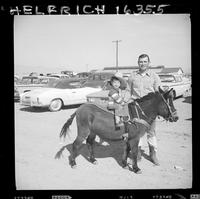 Bill Lawrence & daughter on pony