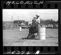 Myrtle Rinker Barrel Racing