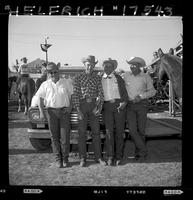 Fritz McTarnahan, Gene Pruett, Bill Rush, & E.V. Dorsey with Golf Trophy