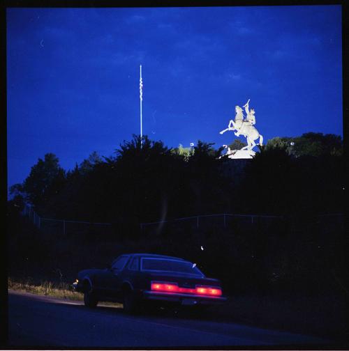 National Cowboy Hall of Fame Exterior/Buffalo Bill at night | Digital ...